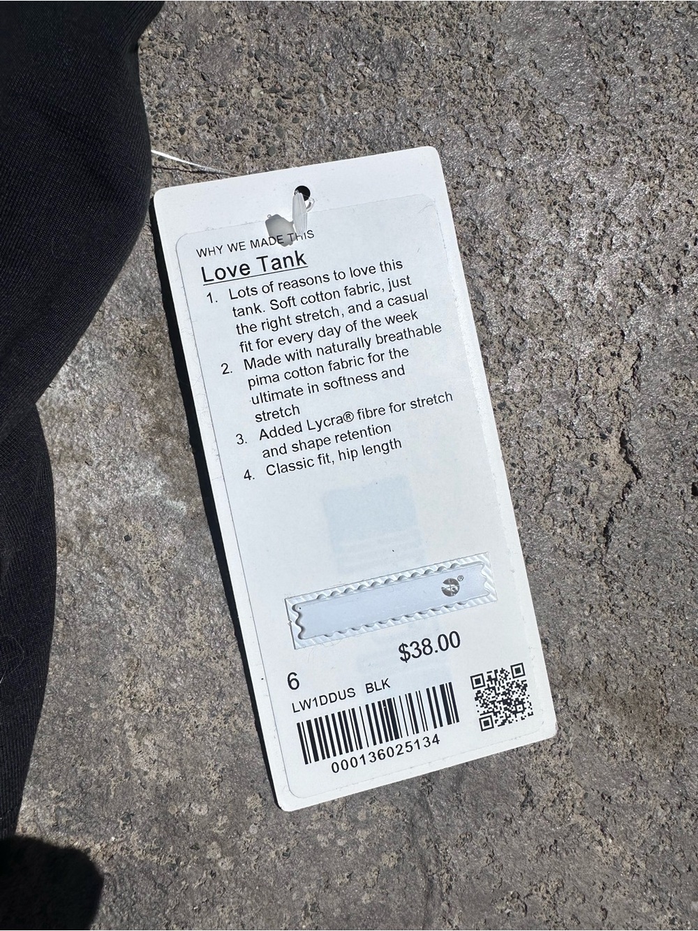 lululemon athletica Black Racerback Tank Top - Picture 2 of 3